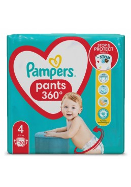 Подгузники-трусики детские Pampers Pants, размер 4 (9–15 кг), 30 шт